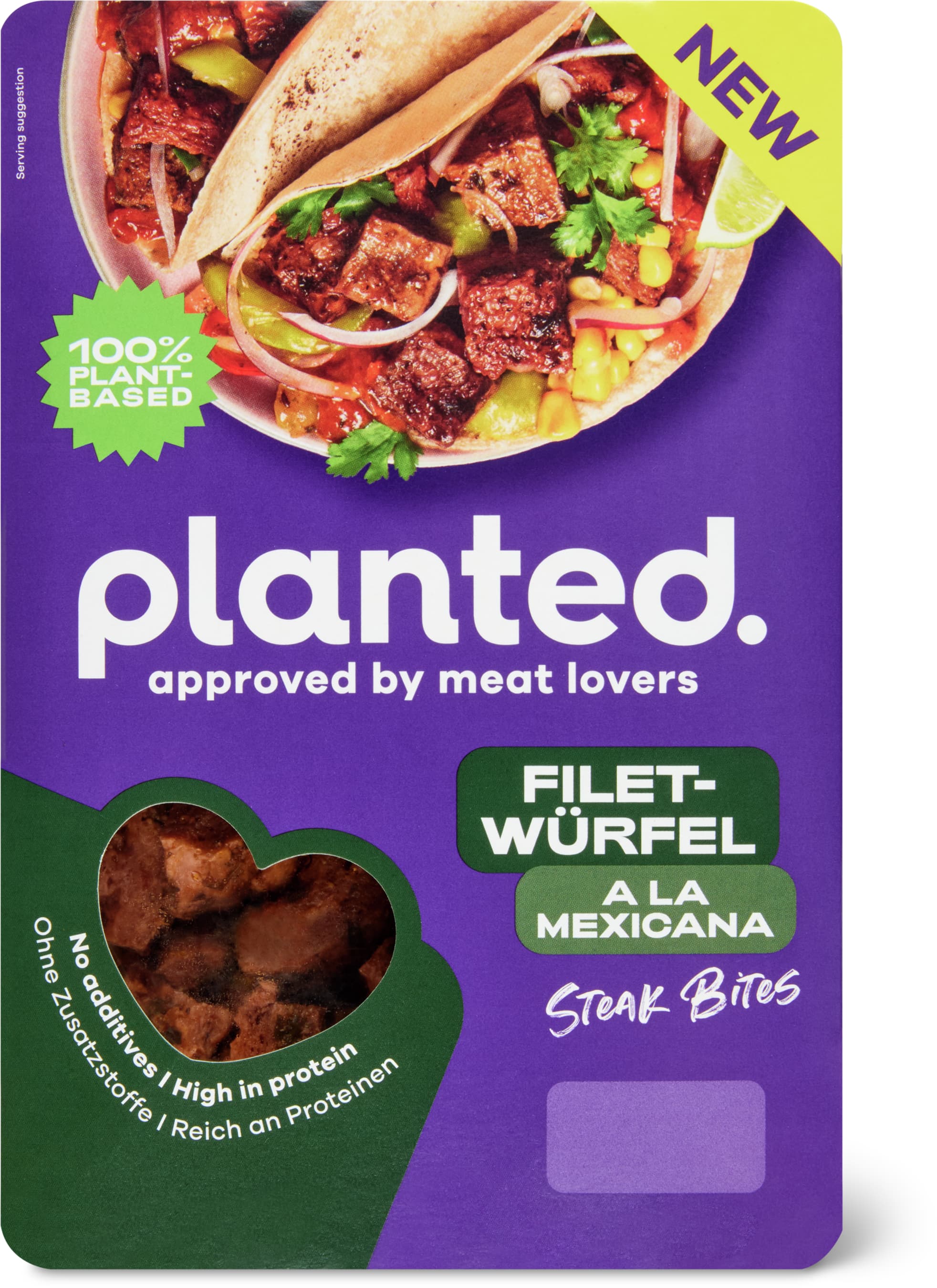 Planted Cubetti di filetto alla messicana 180g